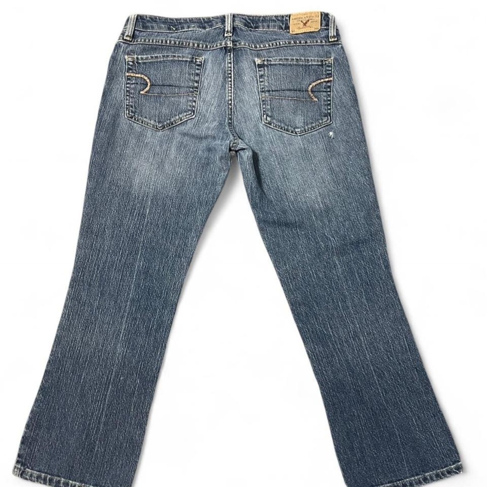 y2k 2000s American Eagle lowrise blue bootcut jeans - Picture 6 of 7